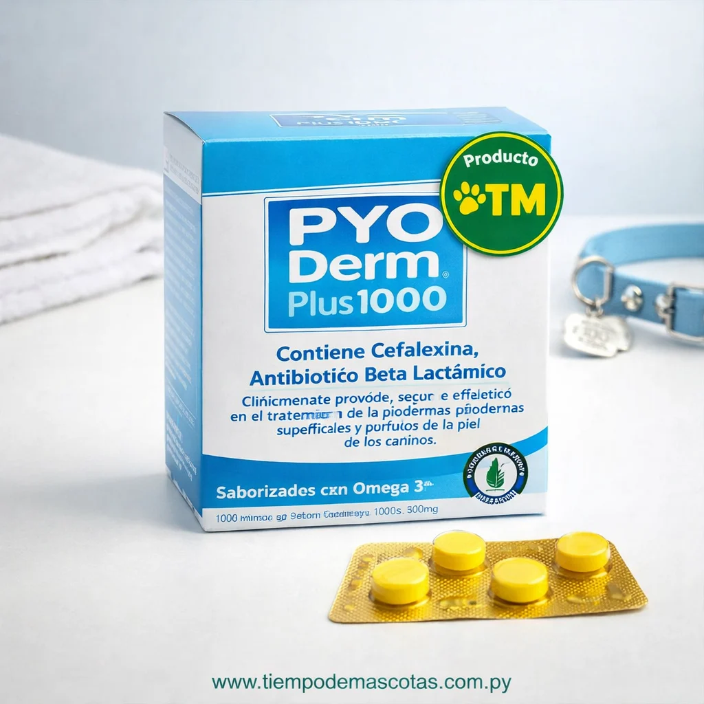 Pyoderm Plus 1000mg Blister - Producto en Tiempo de Mascotas