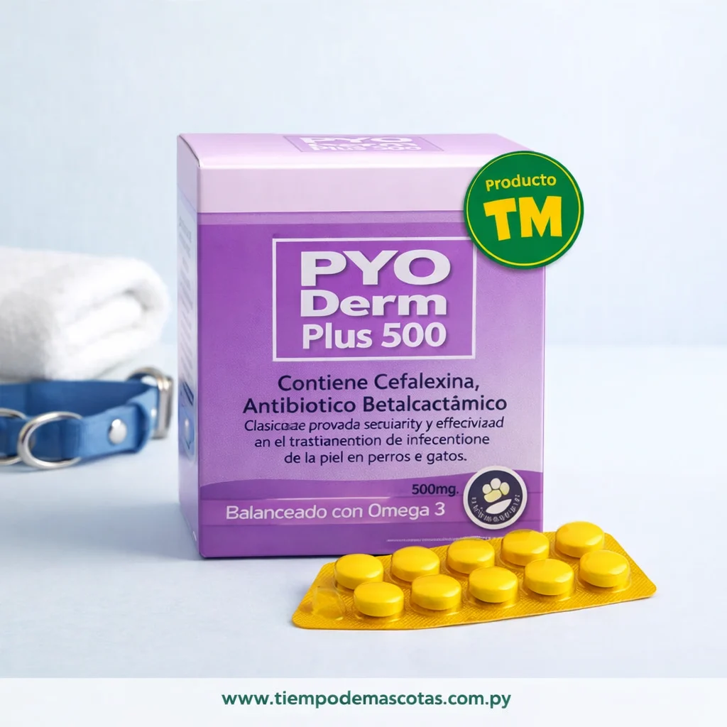 Pyoderm Plus 500mg Blister - Producto en Tiempo de Mascotas