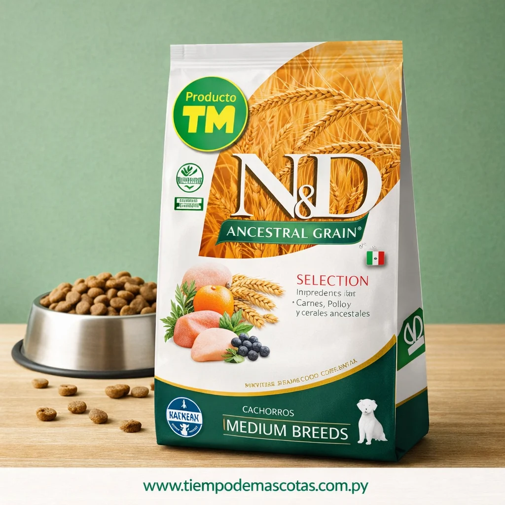Nyd Perro Ancest Select Puppy Medium 15kg - Producto en Tiempo de Mascotas