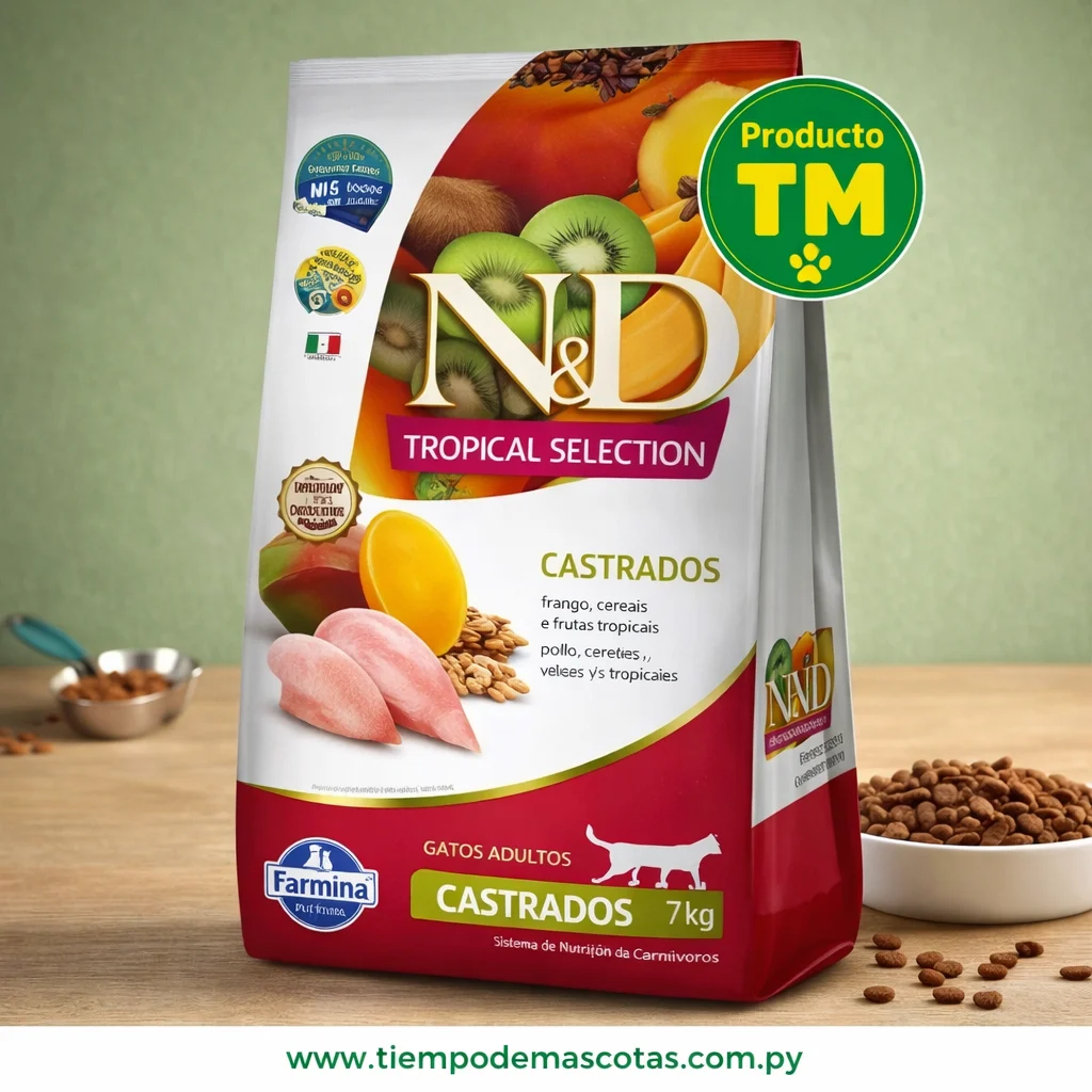 Nyd Gato Tropical Cast Pollo 7kg - Producto en Tiempo de Mascotas