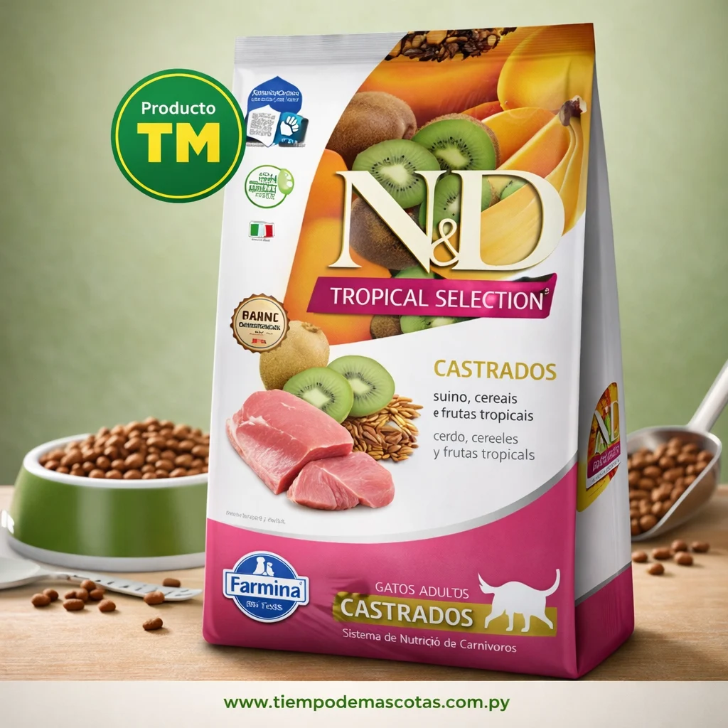 Nyd Gato Tropical Cast Cerdo 7kg - Producto en Tiempo de Mascotas