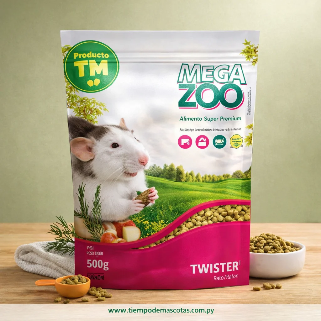 Megazoo Twister 500g - Producto en Tiempo de Mascotas
