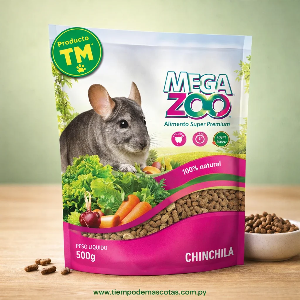 Megazoo Chinchila 500g - Producto en Tiempo de Mascotas