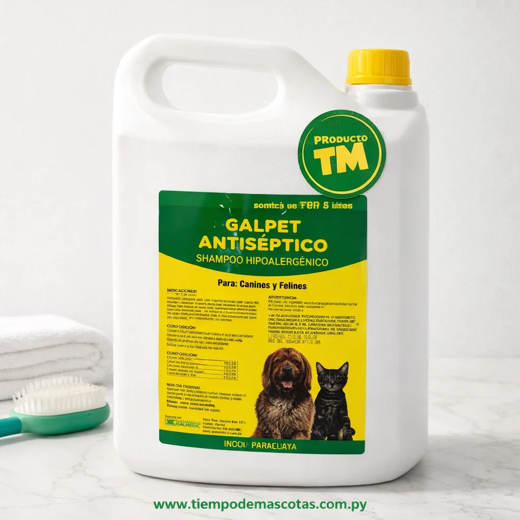 Galpet Antiseptico Shampoo Hipoalergenico 5l - Producto en Tiempo de Mascotas