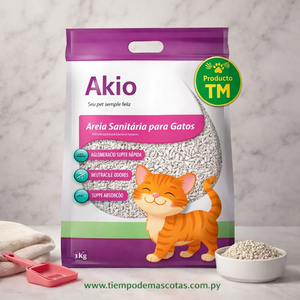 Akio Arena Sanitaria 5kg - Producto en Tiempo de Mascotas