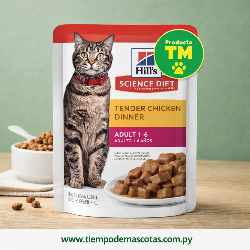 Hills Gato Sachet Adulto Pollo 80g - Producto en Tiempo de Mascotas