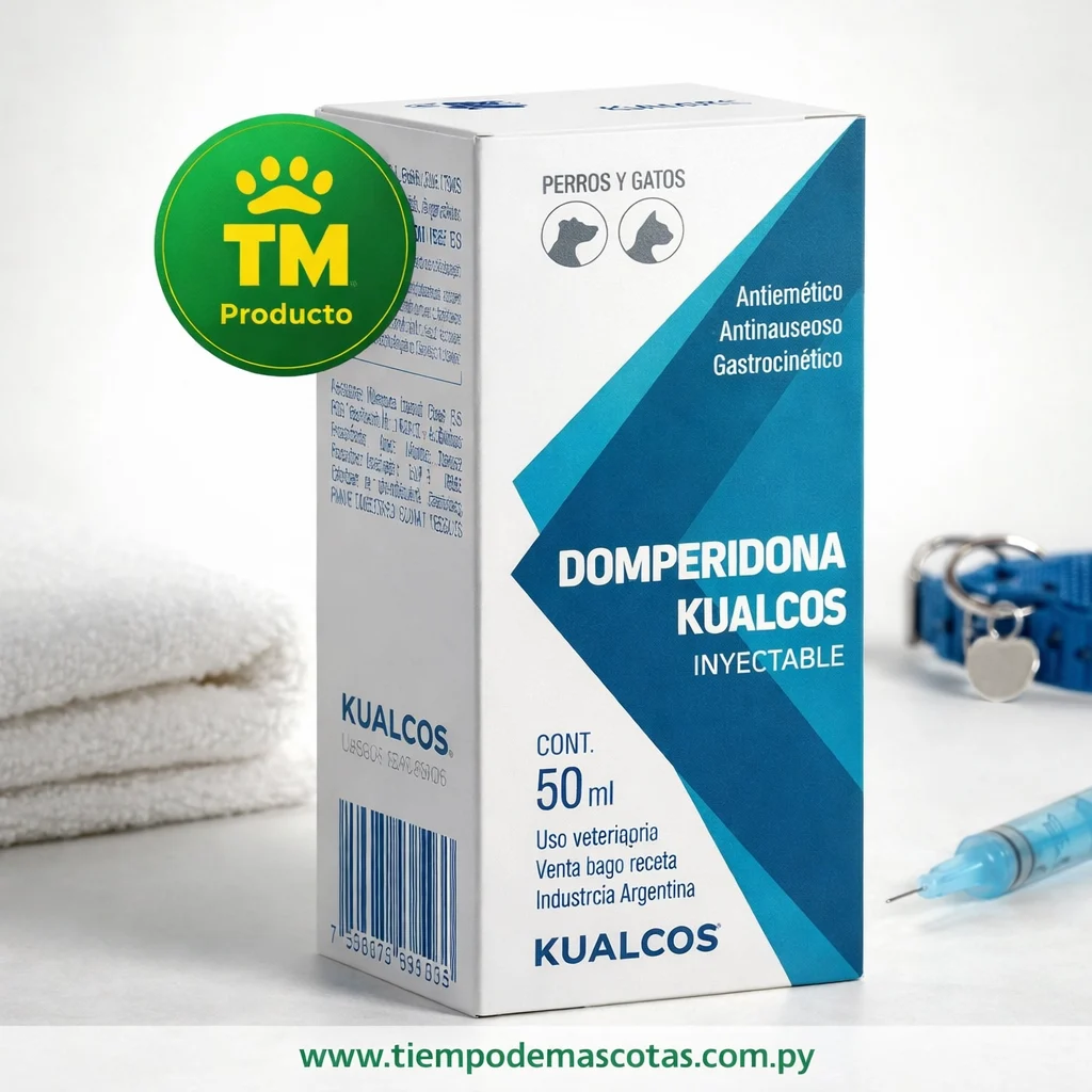 Kualcos Domperidona Inyectable 50ml - Producto en Tiempo de Mascotas