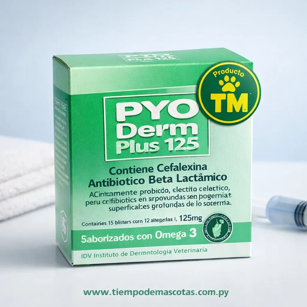 Pyoderm Plus 125mg Blister - Producto en Tiempo de Mascotas