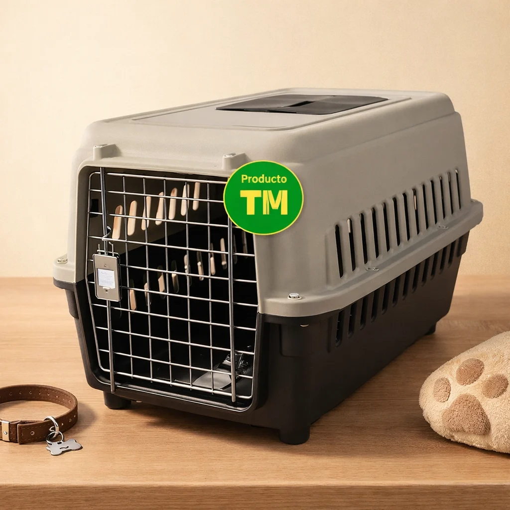 TRANSPORTADOR 30*30*48 NEGRO/GRIS BA620 - Producto en Tiempo de Mascotas