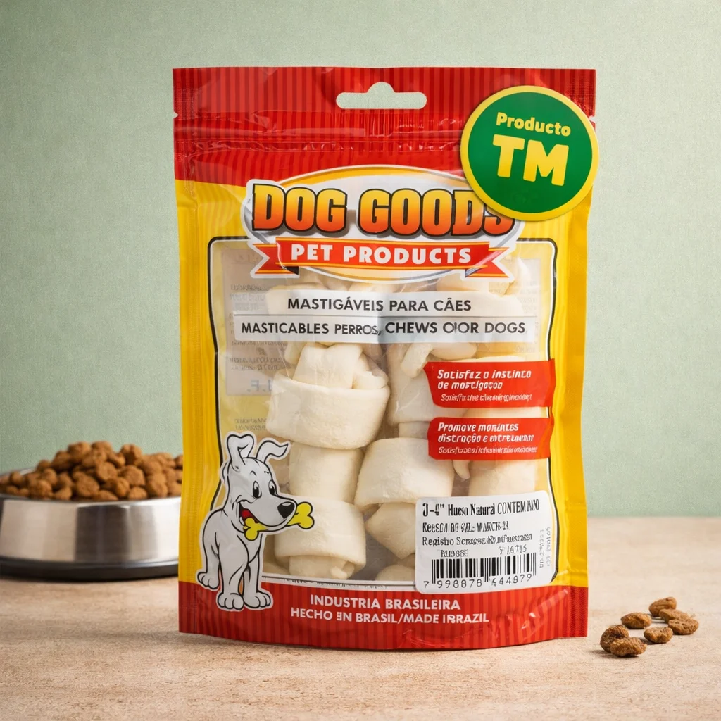 Dog Goods Hueso Natural 3 Unid. - Producto en Tiempo de Mascotas