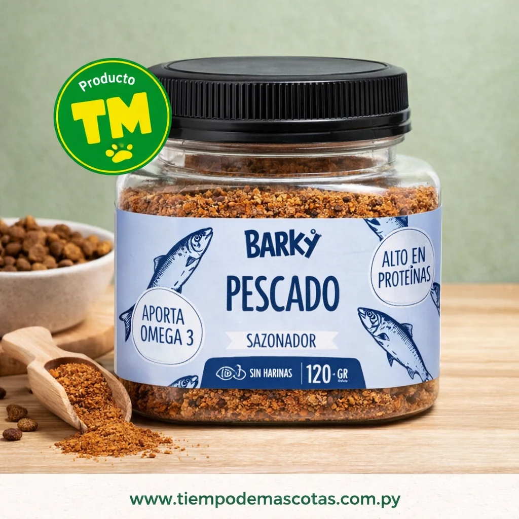 Barky Sazonador Pescado 120g - Producto en Tiempo de Mascotas