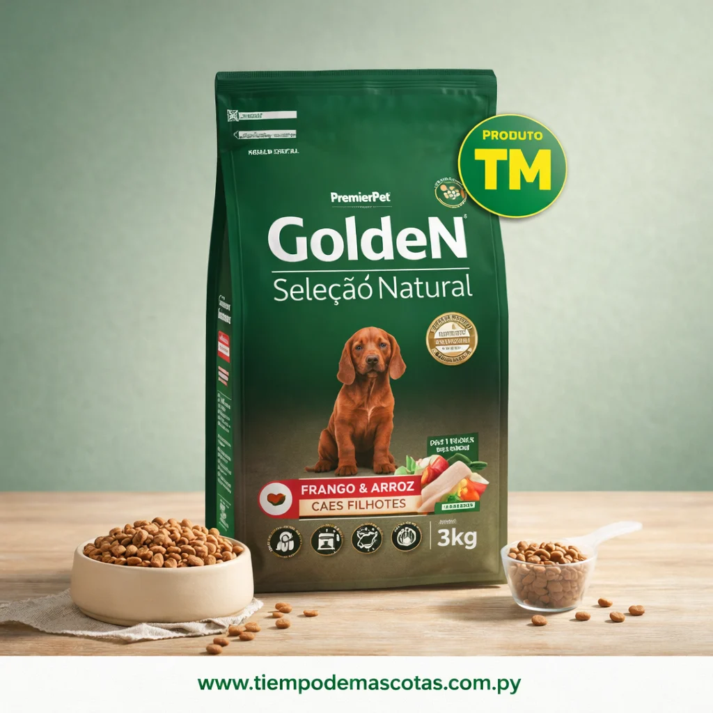 Golden Perro Natural Filhote RMG Pollo 3kg - Producto en Tiempo de Mascotas