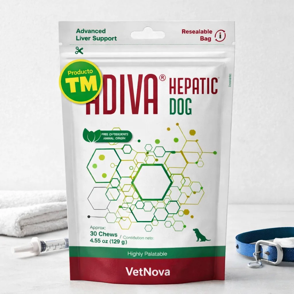 Adiva Hepatic Dog 30 Chews 129g