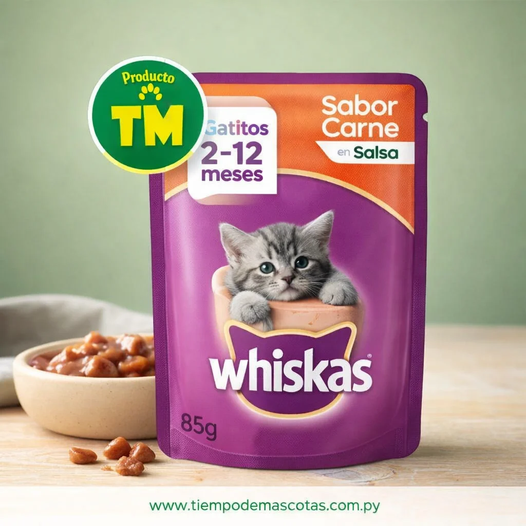 Whiskas Sachet Gatito Carne - Producto en Tiempo de Mascotas
