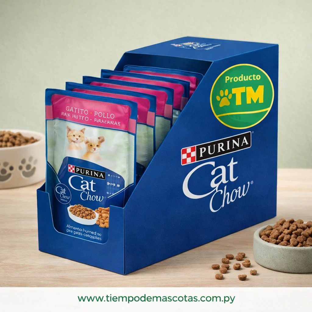 CATCHOW SACHET GATITO POLLO - Caja de 15u