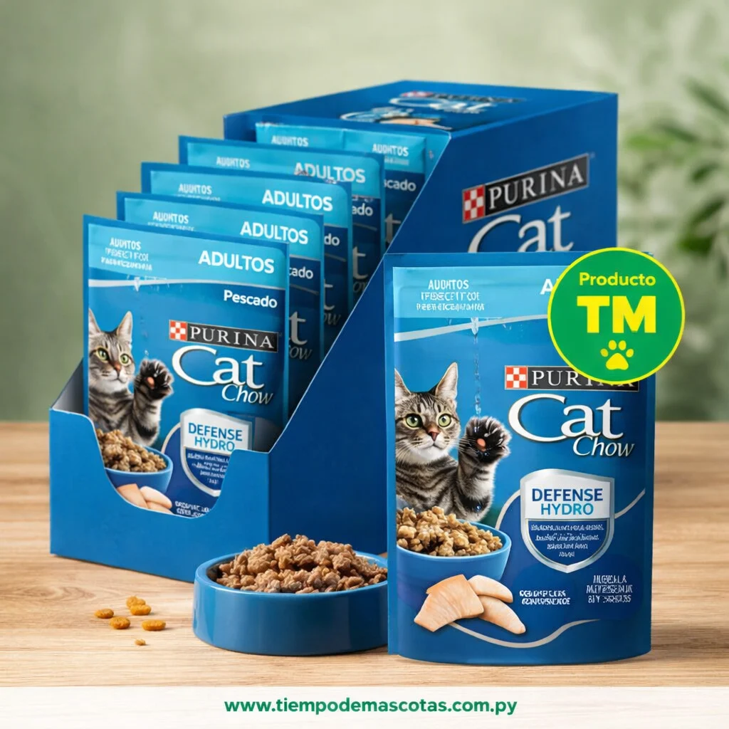 CATCHOW SACHET ADULTO PESCADO - Caja de 15u - Producto en Tiempo de Mascotas