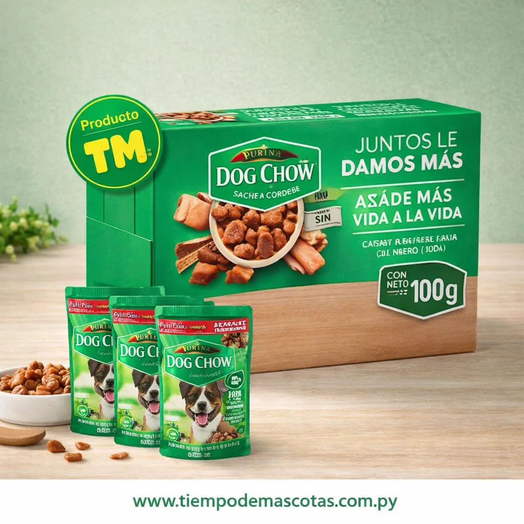 DOGCHOW SACHET ADULTO CORDERO - Caja de 15u