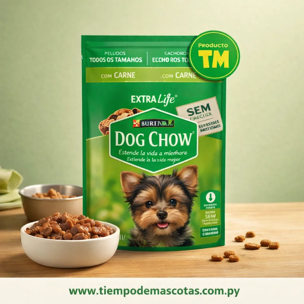 Dogchow Sachet Cachorro Carne - Producto en Tiempo de Mascotas