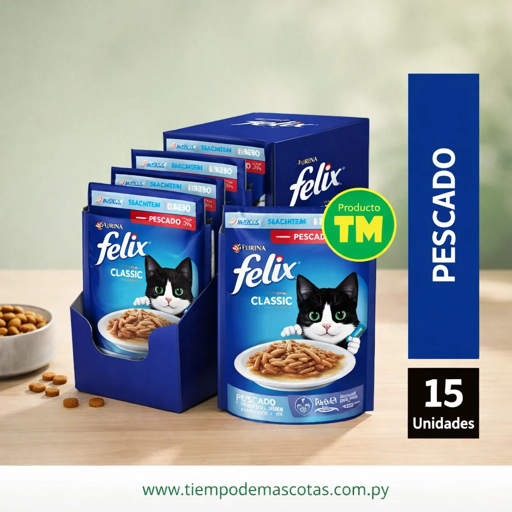 FELIX SACHET GATITO PESCADO - Caja de 15u