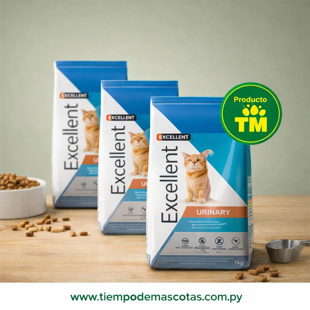 EXCELLENT GATO URINARY 1KG - Caja de 3u - Producto en Tiempo de Mascotas