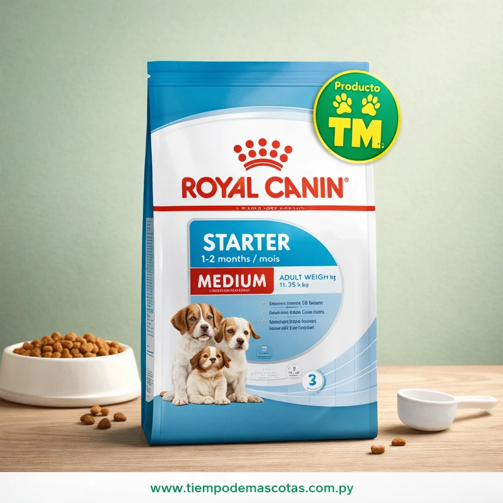 Royal Perro Medium Starter 4kg FR - Producto en Tiempo de Mascotas
