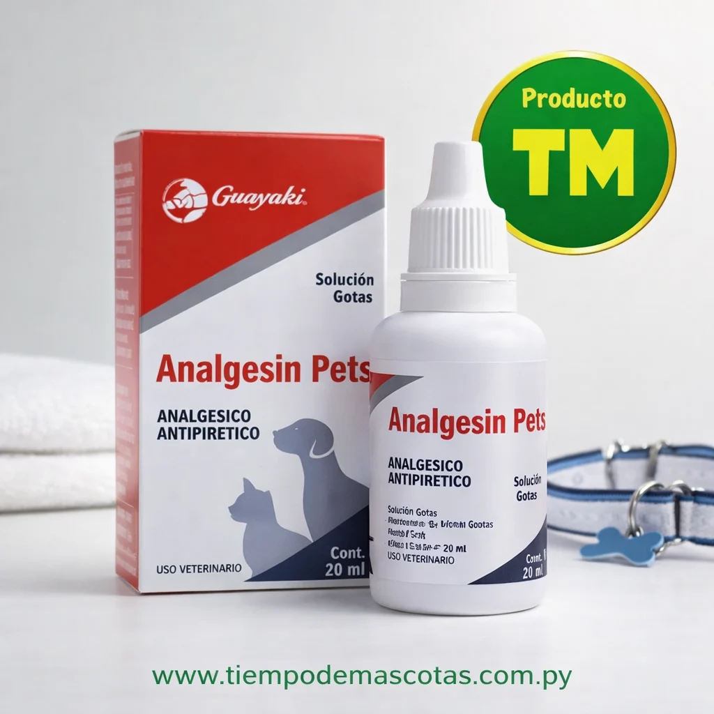 Guayaki Analgesin Pets Dipirona 20ml - Producto en Tiempo de Mascotas