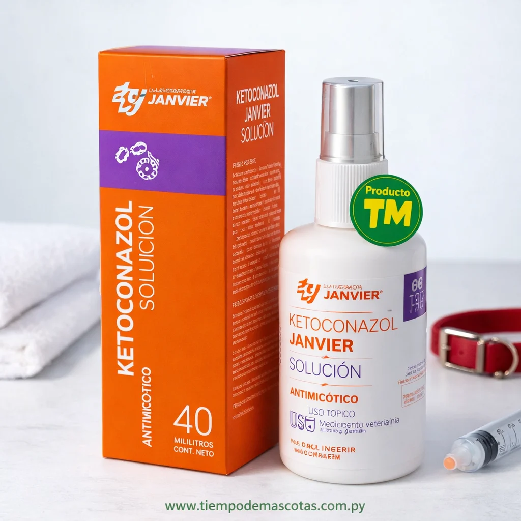 Janvier Ketoconazol Solucion 40ml - Producto en Tiempo de Mascotas