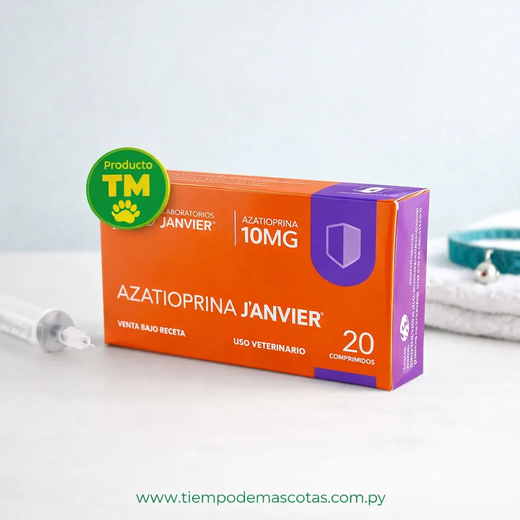 Janvier Azatioprina 10mg Caja 20Comp - Producto en Tiempo de Mascotas