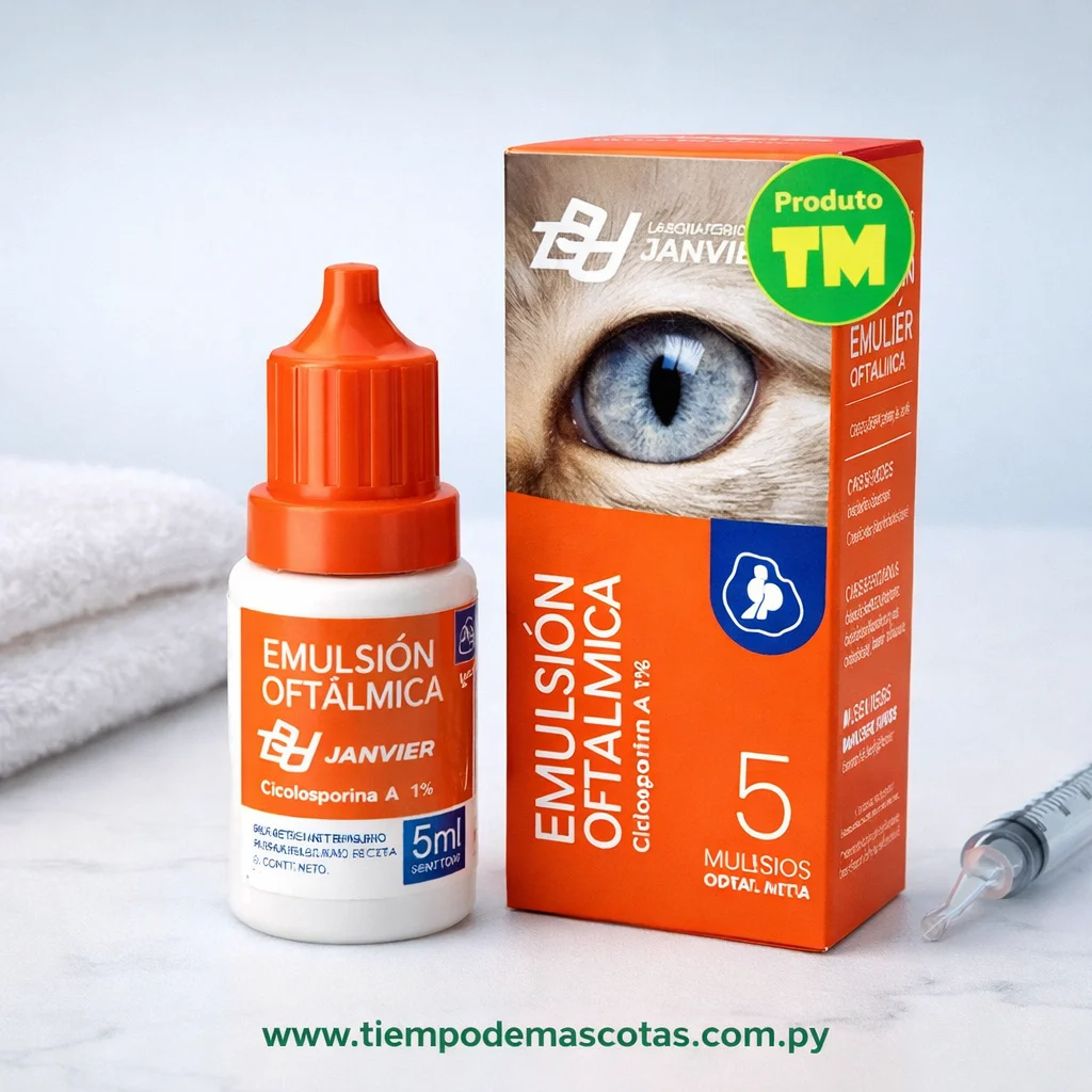 Janvier Emulsion Oftalmica 5ml Ciclosporina 1% - Producto en Tiempo de Mascotas