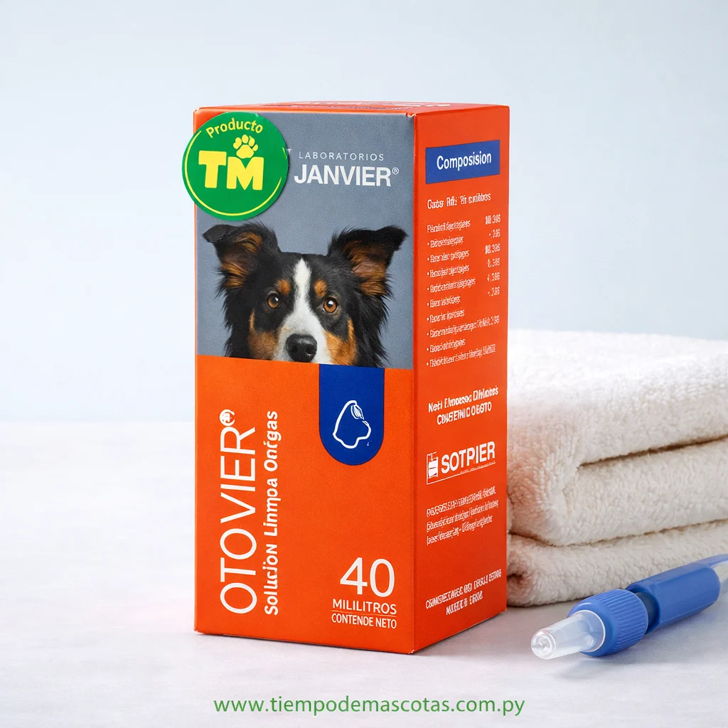 Janvier Otovier Solucion Limpia Orejas 40ml - Producto en Tiempo de Mascotas