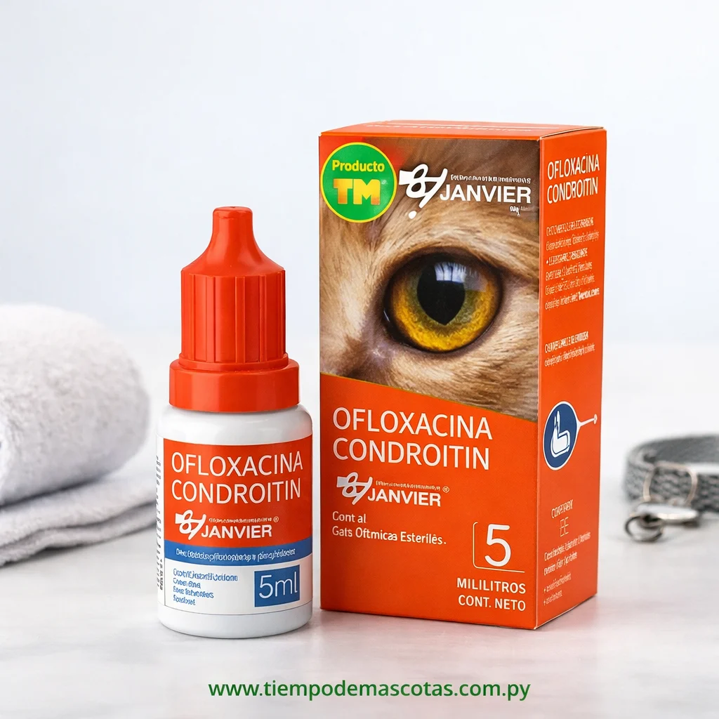 Janvier Ofloxacina Condroitin 5ml - Producto en Tiempo de Mascotas