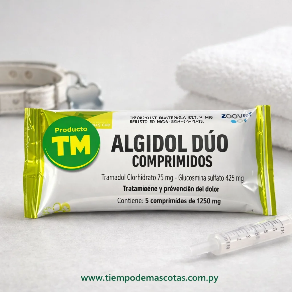 Zoovet Algidol Duo 75mg 5 Comp - Producto en Tiempo de Mascotas
