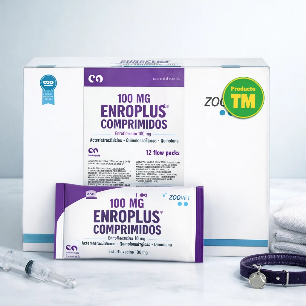 ZOOVET ENROPLUS 100MG 10 COMP