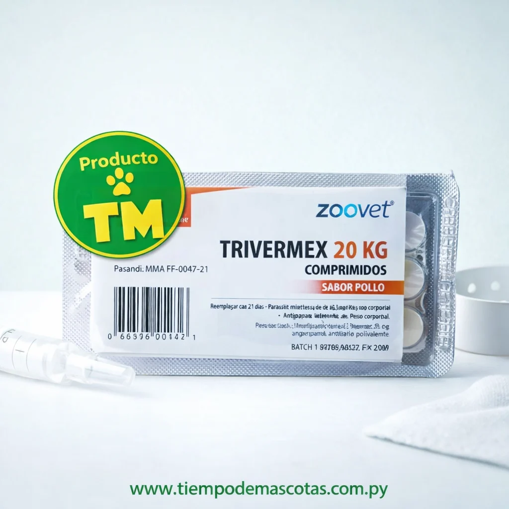 Zoovet Trivermex 20kg 4 Comp - Producto en Tiempo de Mascotas
