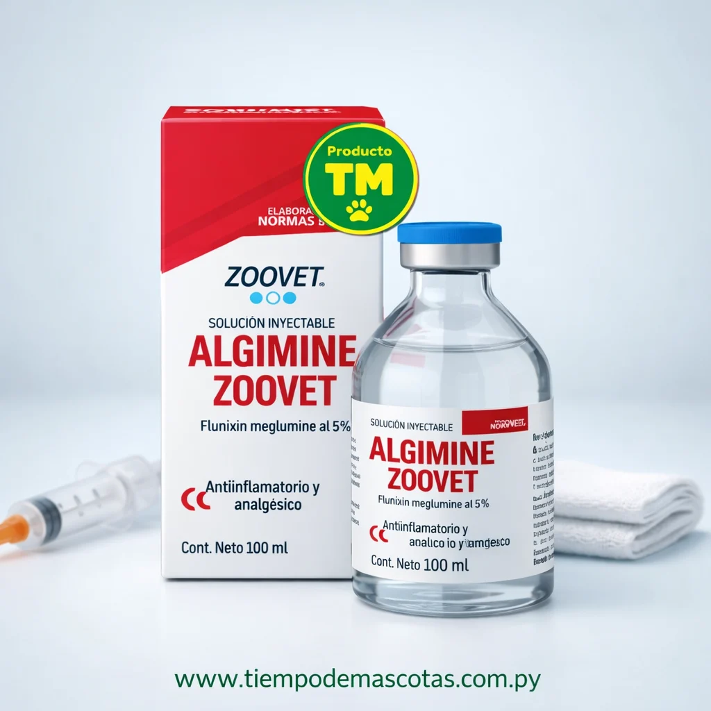 Zoovet Algimine Inyectable 50ml - Producto en Tiempo de Mascotas