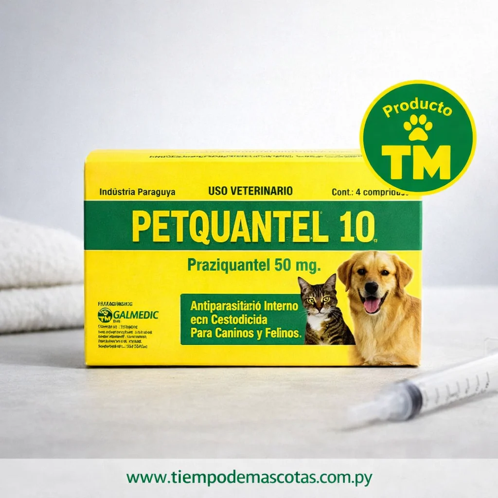 GALMEDIC PETQUANTEL 10 ANTIPARASITARIO INTERNO 4 COMP