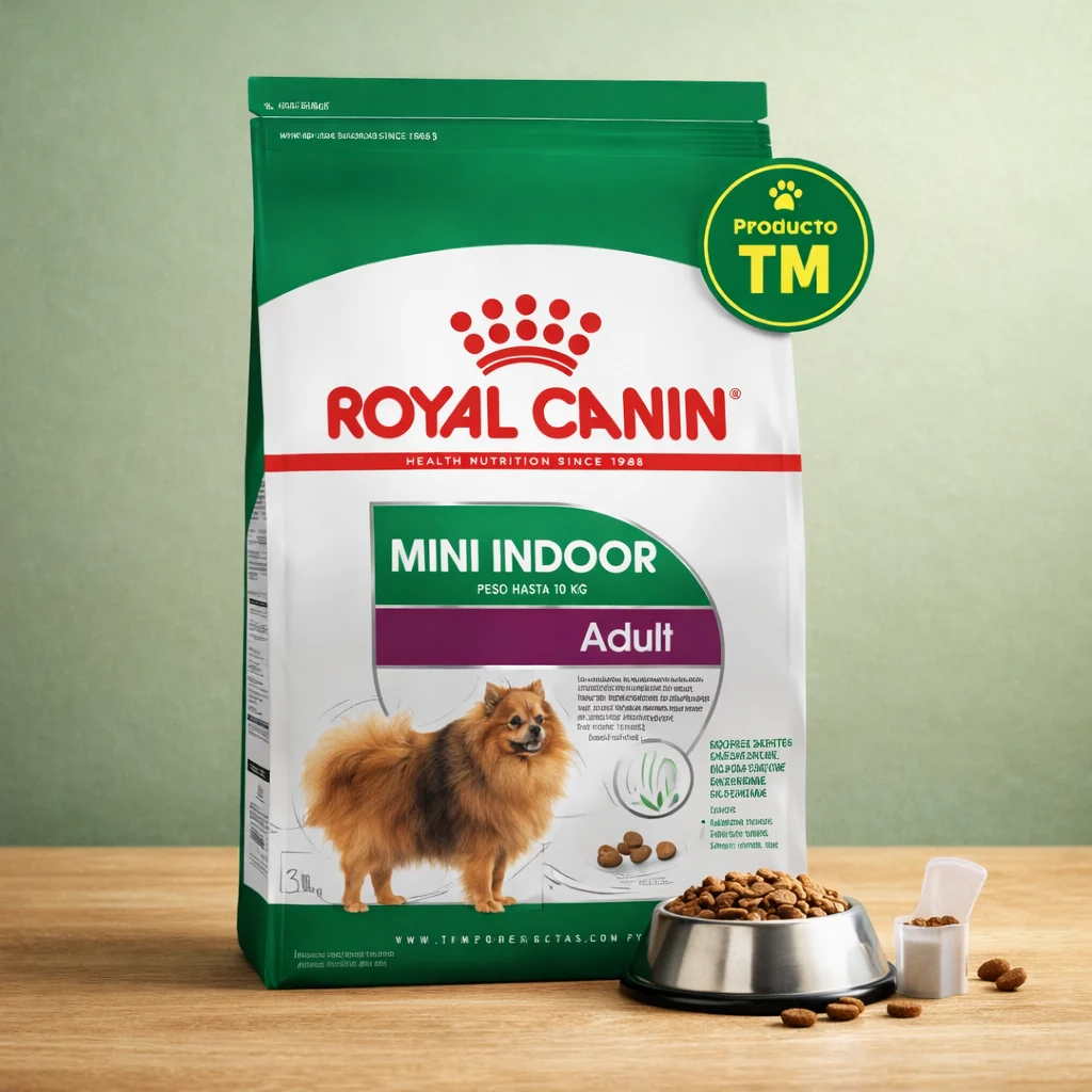 Royal Perro Mini Adulto Indoor 3kg AR - Producto en Tiempo de Mascotas