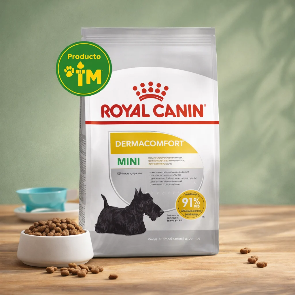 Royal Perro Mini Dermacomfort 3kg FR - Producto en Tiempo de Mascotas