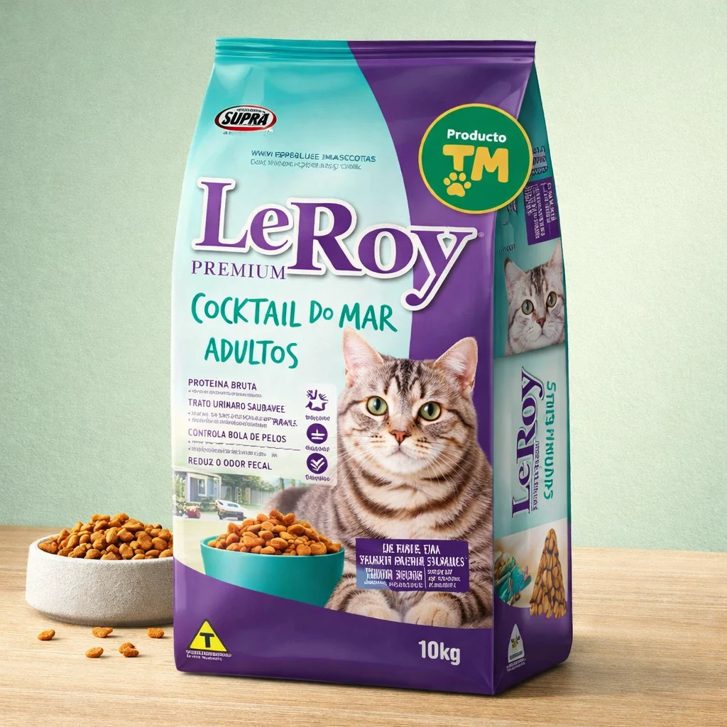 Leroy Gato Cocktail DO Mar 10kg - Producto en Tiempo de Mascotas
