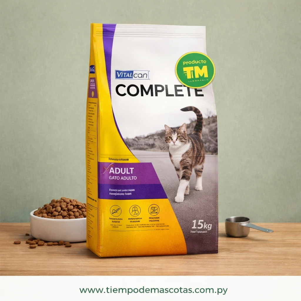 Vitalcan Complete Gato Adulto 15kg - Producto en Tiempo de Mascotas