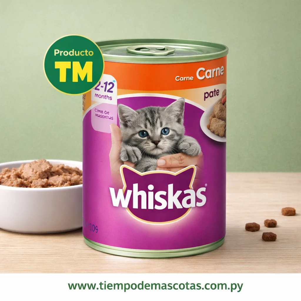 Whiskas Lata Gatito Carne 340g - Producto en Tiempo de Mascotas