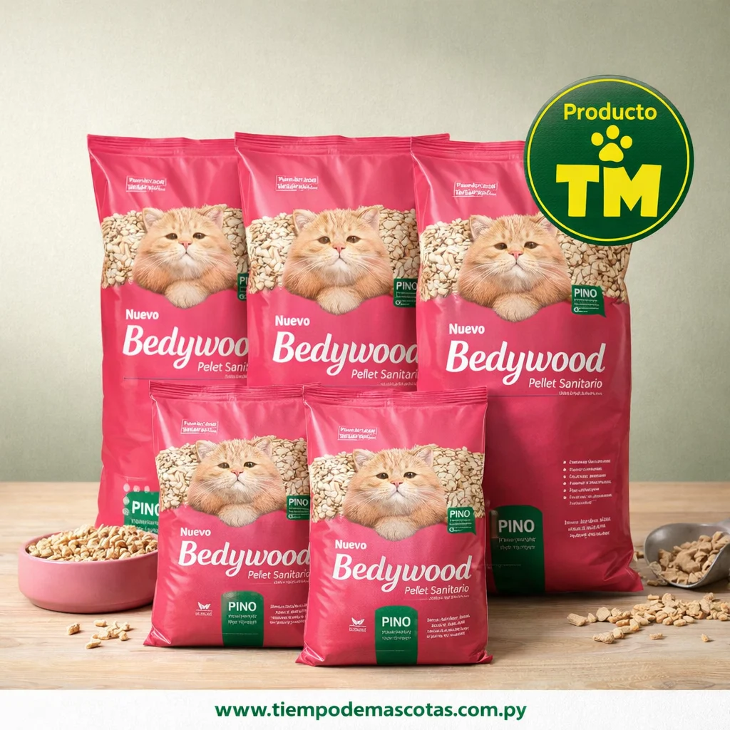 BEDYWOOD PELLET SANITARIO 3.95KG - Caja de 5u - Producto en Tiempo de Mascotas