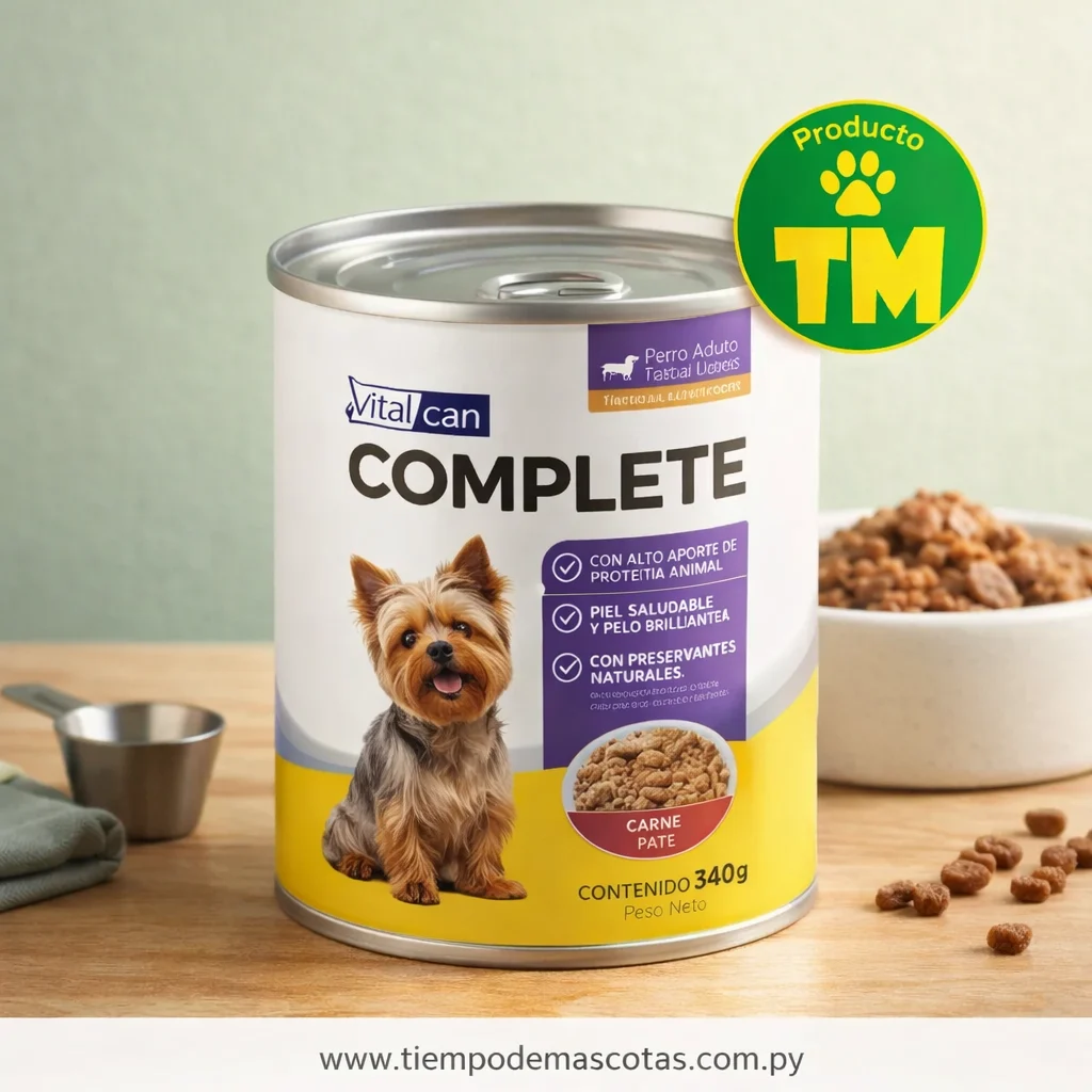 Vitalcan Complete Perro Pate Adulto RP Carne 340g - Producto en Tiempo de Mascotas