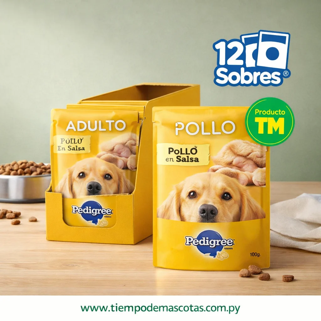 PEDIGREE SACHET ADULTO POLLO 100G - Caja de 12u - Producto en Tiempo de Mascotas