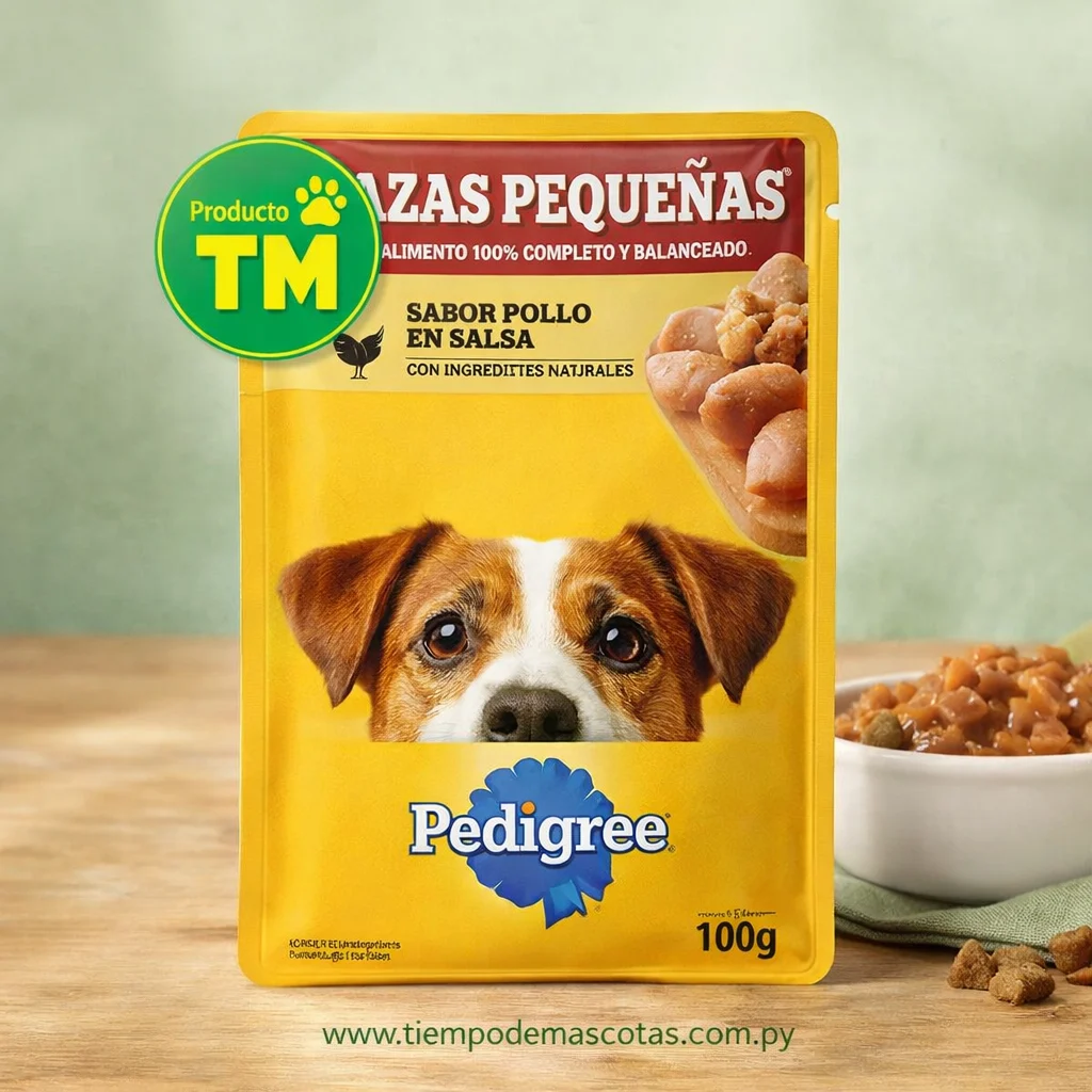 Pedigree Sachet Adulto RP Pollo 100g - Producto en Tiempo de Mascotas