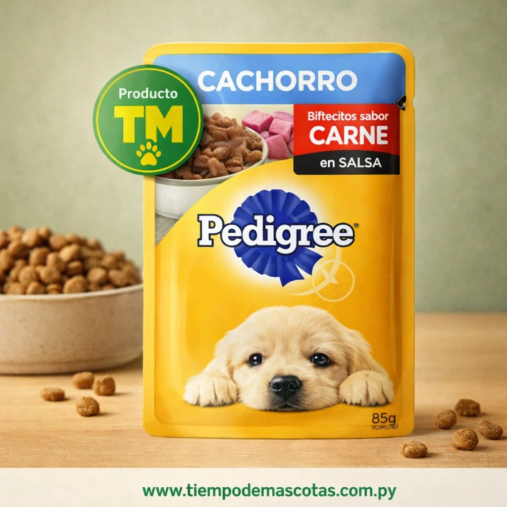 Pedigree Sachet Cachorro Carne 100g - Producto en Tiempo de Mascotas