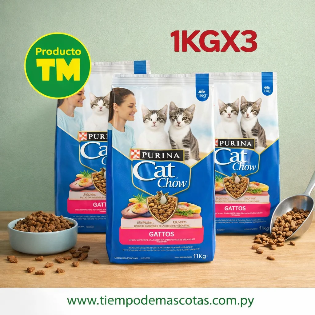 CATCHOW GATITO PESCADO CARNE VEGETALES 1KG - Caja de 3u - Producto en Tiempo de Mascotas