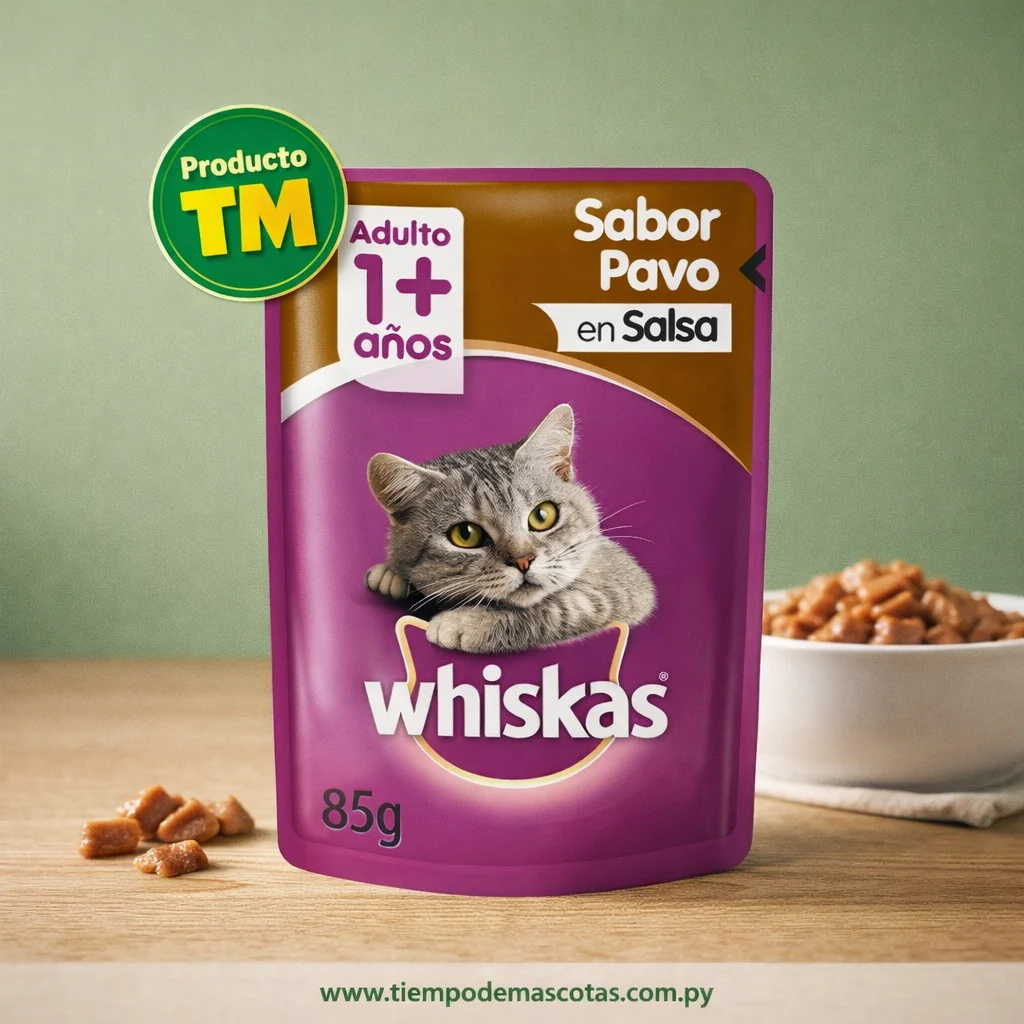 WHISKAS SACHET ADULTO PAVO