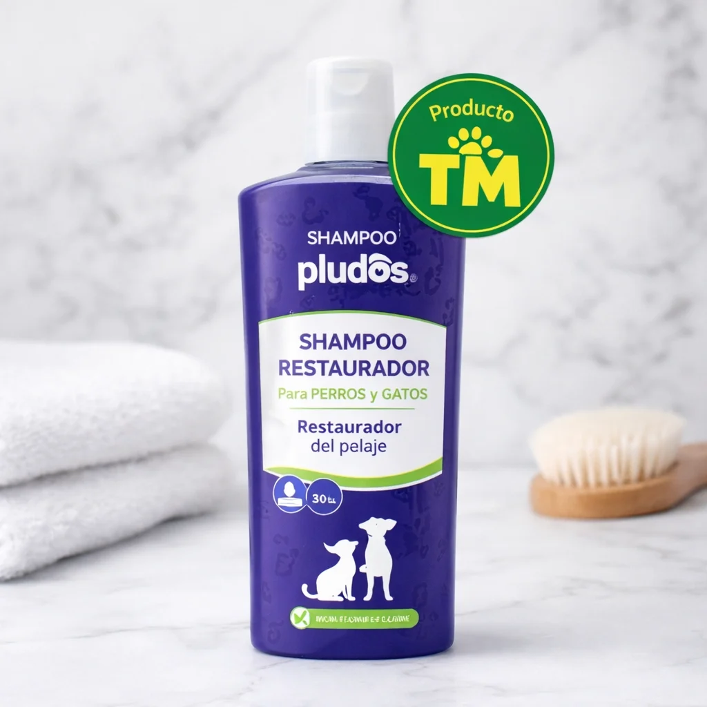 Pludos Shampoo Restaurador 300ml - Producto en Tiempo de Mascotas