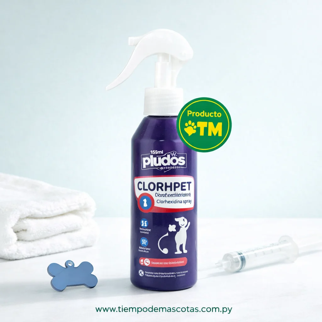 Pludos Clorhpet Spray 150ml - Producto en Tiempo de Mascotas